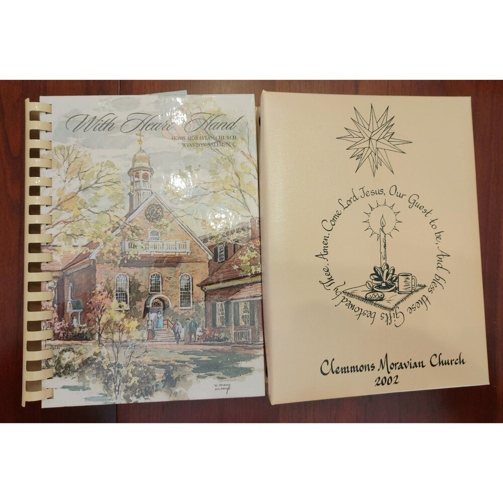 Moravian Cooking from NC Home Moravian and Clemmons Moravian Y2K/2002 EC (422)